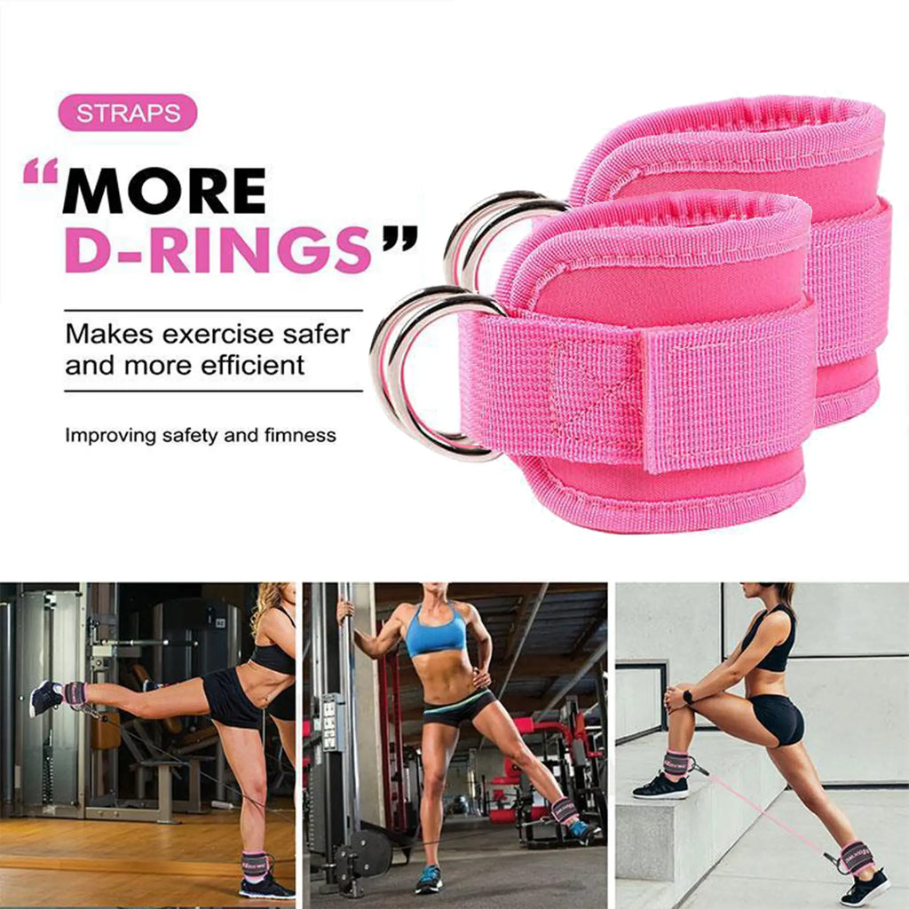 Athletic Training Resistance Bands, 5-Pack Adjustable TPE Ankle Bands with Comfortable Grip – Workout Equipment for Home Gym Equipment, Leg and Hip Training for Women and Men, Exercise Equipment,Sohochic