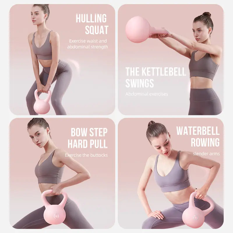 Soft Kettlebells with Handles, Used for Weightlifting Adjustment, Strength and Core Training, Home Gym Weightlifting Kettlebells, Fitness Equipment,Sohochic