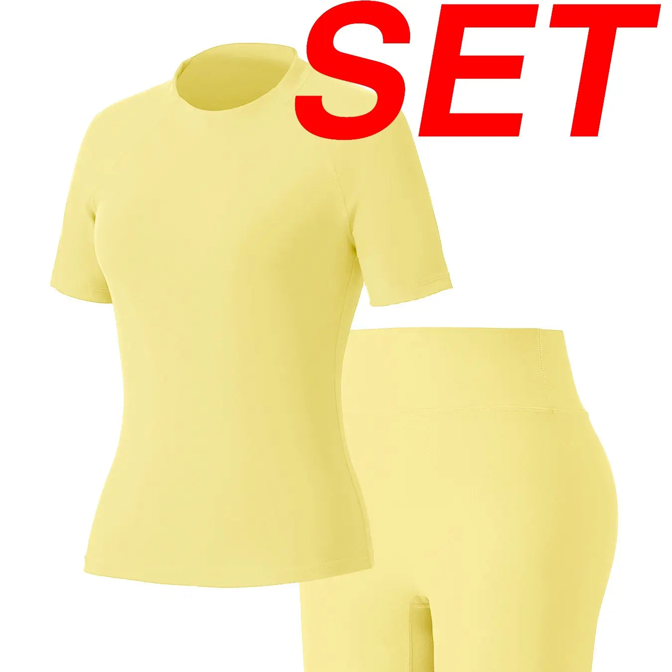 Uncia Active Women'S 2-Piece Tracksuit Set - Seamless-Free Shorts, Raglan Sleeves Tee with Flat Tummy & Glute-Lifting Fit, Workout Gym Matching Sets for Outdoor Yoga, 2 Piece Sets, Workout Sets for Women Summerwins Try It,Sohochic